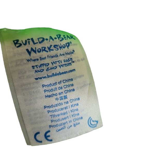 Build A Bear Green Goodluck clover teddy 18" Plush Retired - Picture 4 of 4